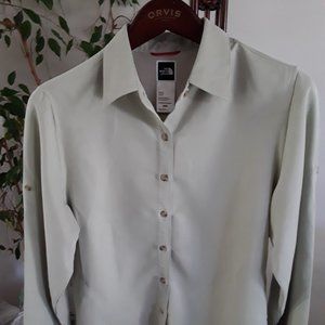 North Face Outdoor Long Sleeve Button Shirt sz M